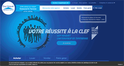 Desktop Screenshot of guyhoquet-immobilier-chateauneuf.com